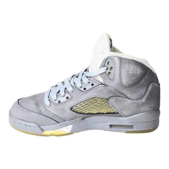 NIKE Air Jordan 5 Retro 'Wolf Grey' GS Sneakers Size 5.5Y - Picture 6 of 9